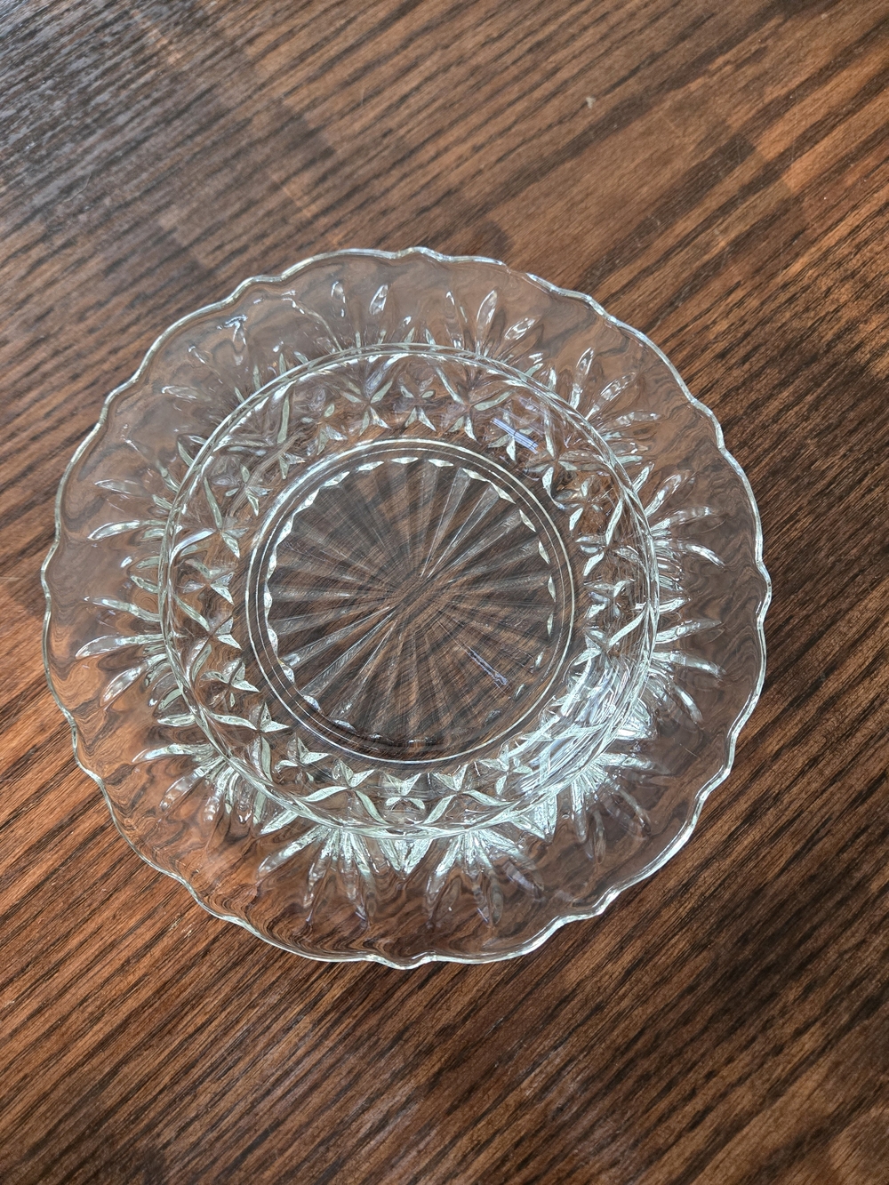 Clear Glass Decorative Serving Bowl - Multi-Purpose Home Dining